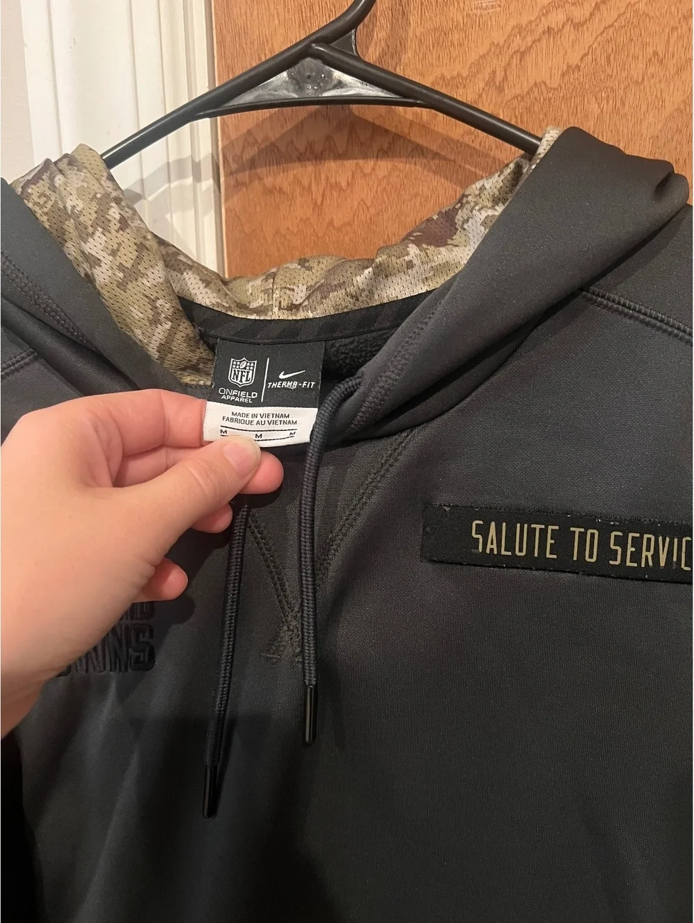 Nike Cleveland Browns Salute to Service Hoodie